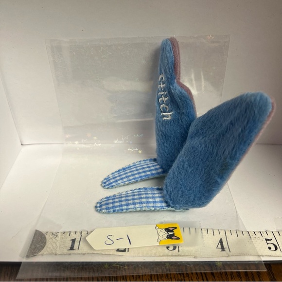 SOLD Set of 2 STITCH Ear Hair Clips Tokyo Disneyland TDR Blue Disney Store Japan - Picture 13 of 13